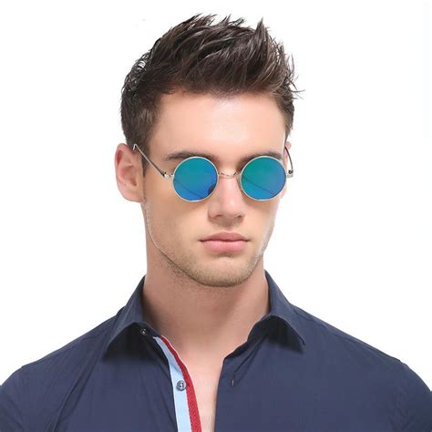 mens round sunglasses polarized